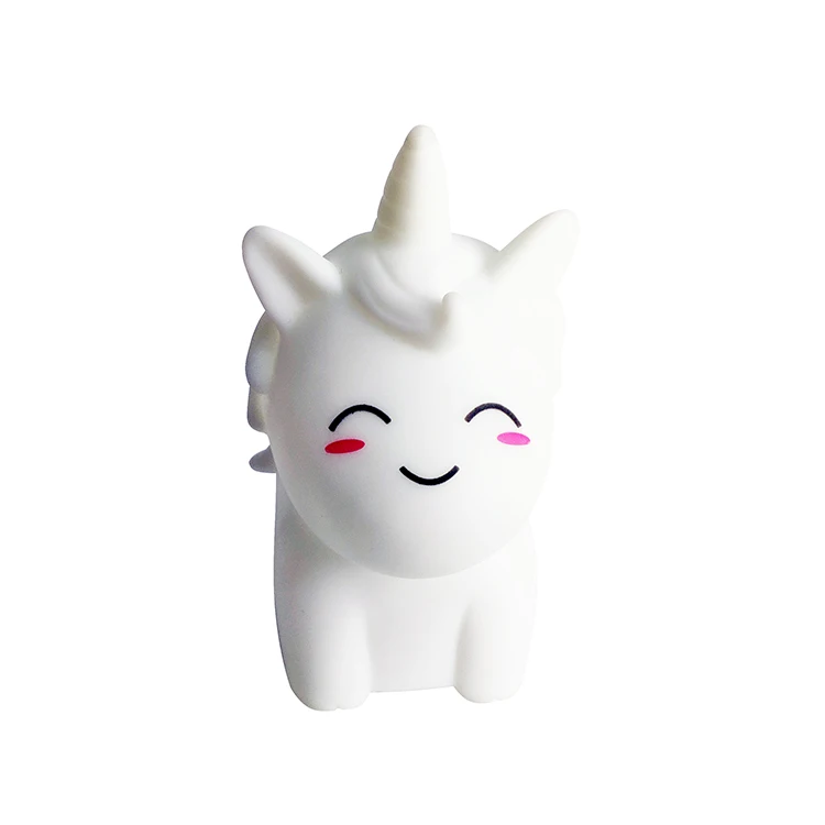 NEW DESIGN unicorn shape battery power warm baby night light for Kids