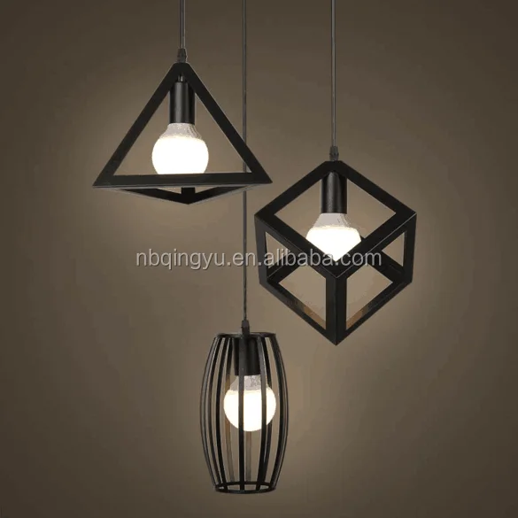 Vintage Industrial DIY Metal Ceiling Lamp Pendant Lighting Bulb Home Decor