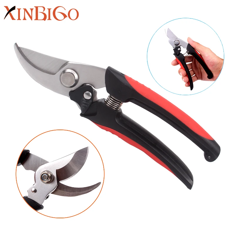 New professional garden tools anti-slip grip pruning shears