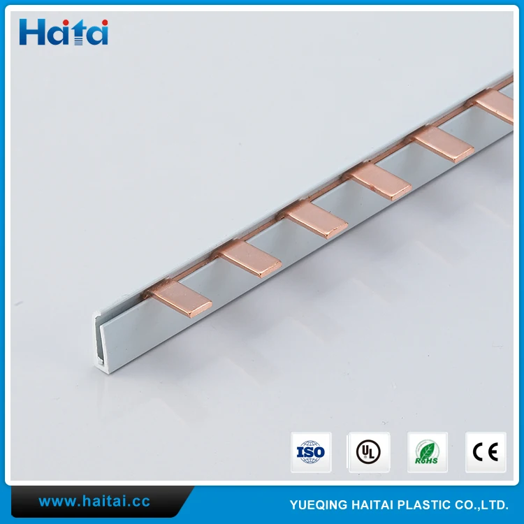 Haitai Купить Оптом Из Китая C45 Медный Одетый Алюминиевый Pin Модель MCB Шин