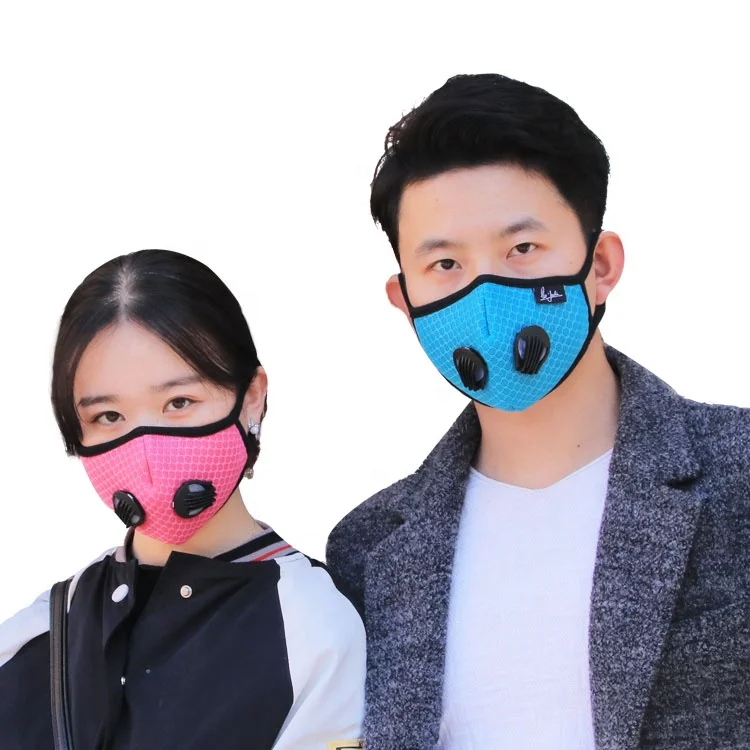 Cycling Mask Replaceable Filter Outdoor Anti Mask Dust Bicycle Protective Breathing Valve Riding Sport Mesh Face Mask