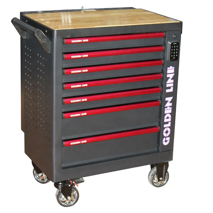High quality us general tool storage box/tool cabinet /tool chest 	garage trolley with tool sets