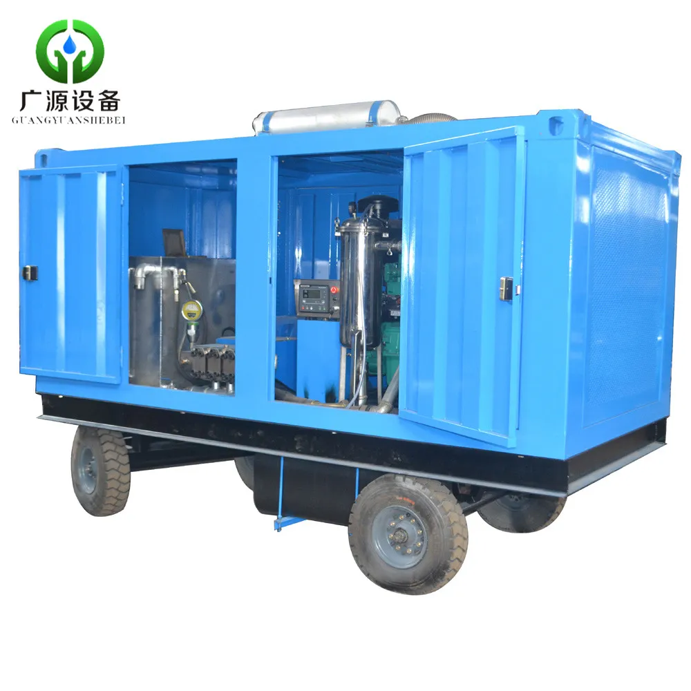 1000bar Industrial Condenser Pipe Cleaner High Pressure Water Jetting Cleaning Machine