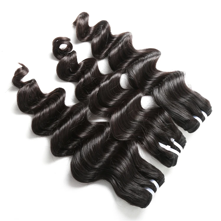 human bundles tangle and shed free best price fast delivery brazilian loose deep wave hair weave