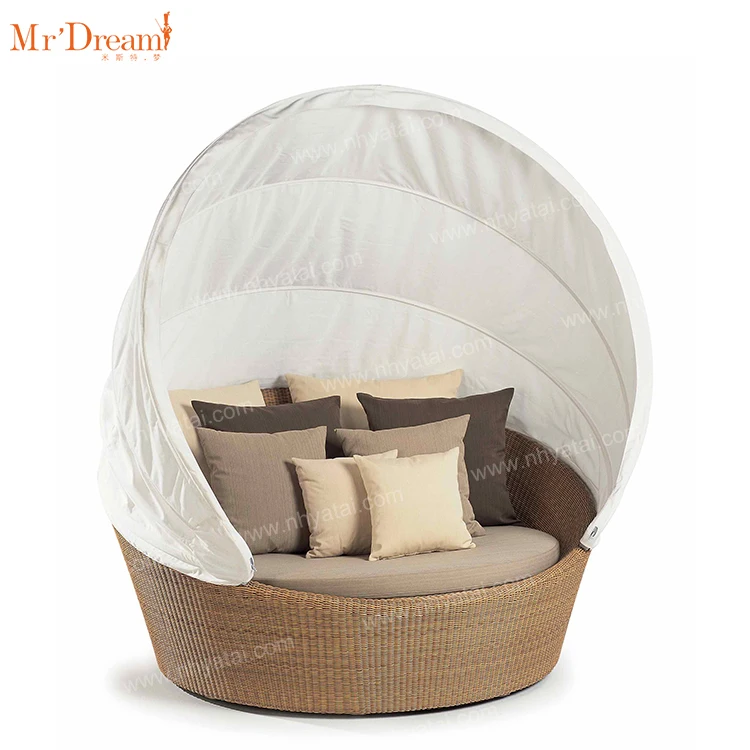 Уличная мебель Mr Dream, ротанговый круглый лежачий тент