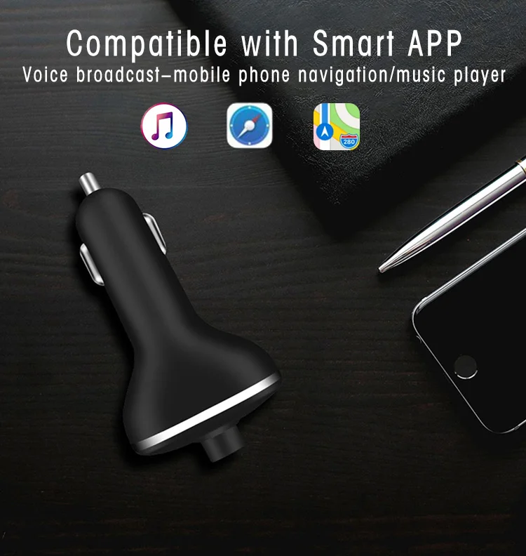 
trending products 2018 new arrivals handfree bluetooth mobile car charge 