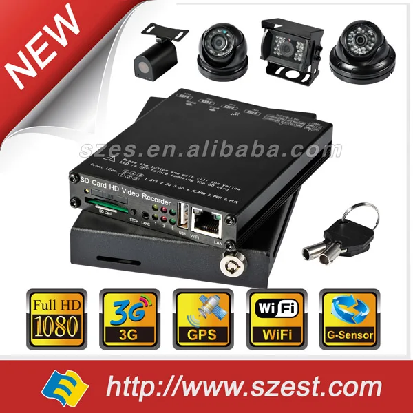  3G 4G wifi gps слежение за транспортным средством g-сенсор 4CH Full HD Мобильный автомобильный видеорегистратор