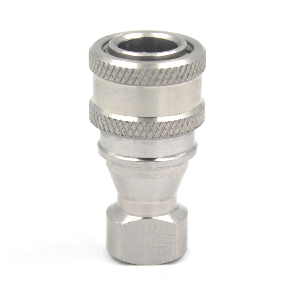 
1/8 inch double shut-off valve Eaton FD45 interchange stainless steel quick connect fittings for air hose 