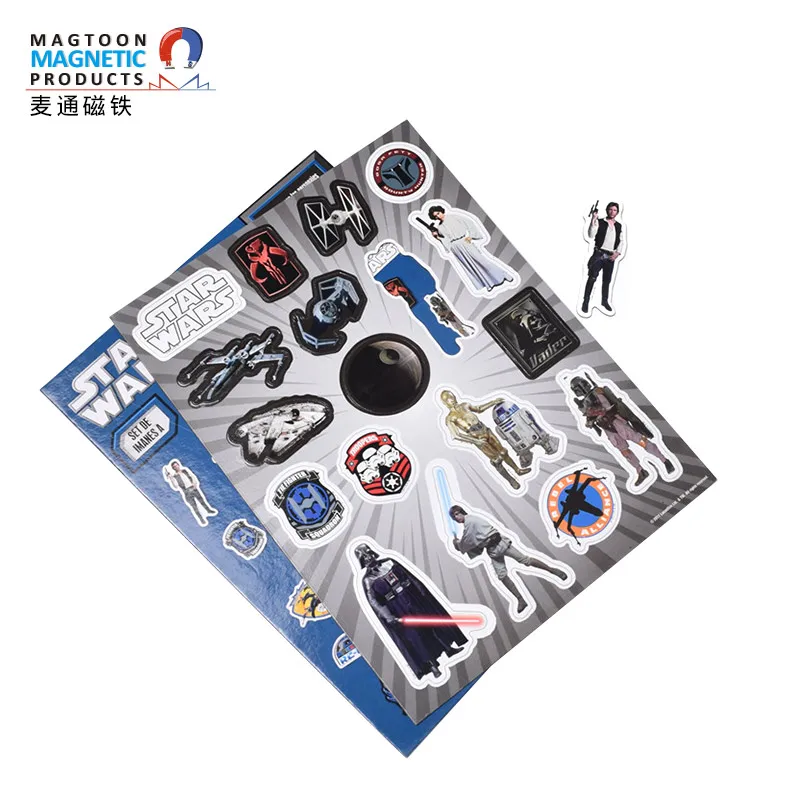 Customized coated paper puzzle refrigerator paste, magnetic refrigerator paste puzzle