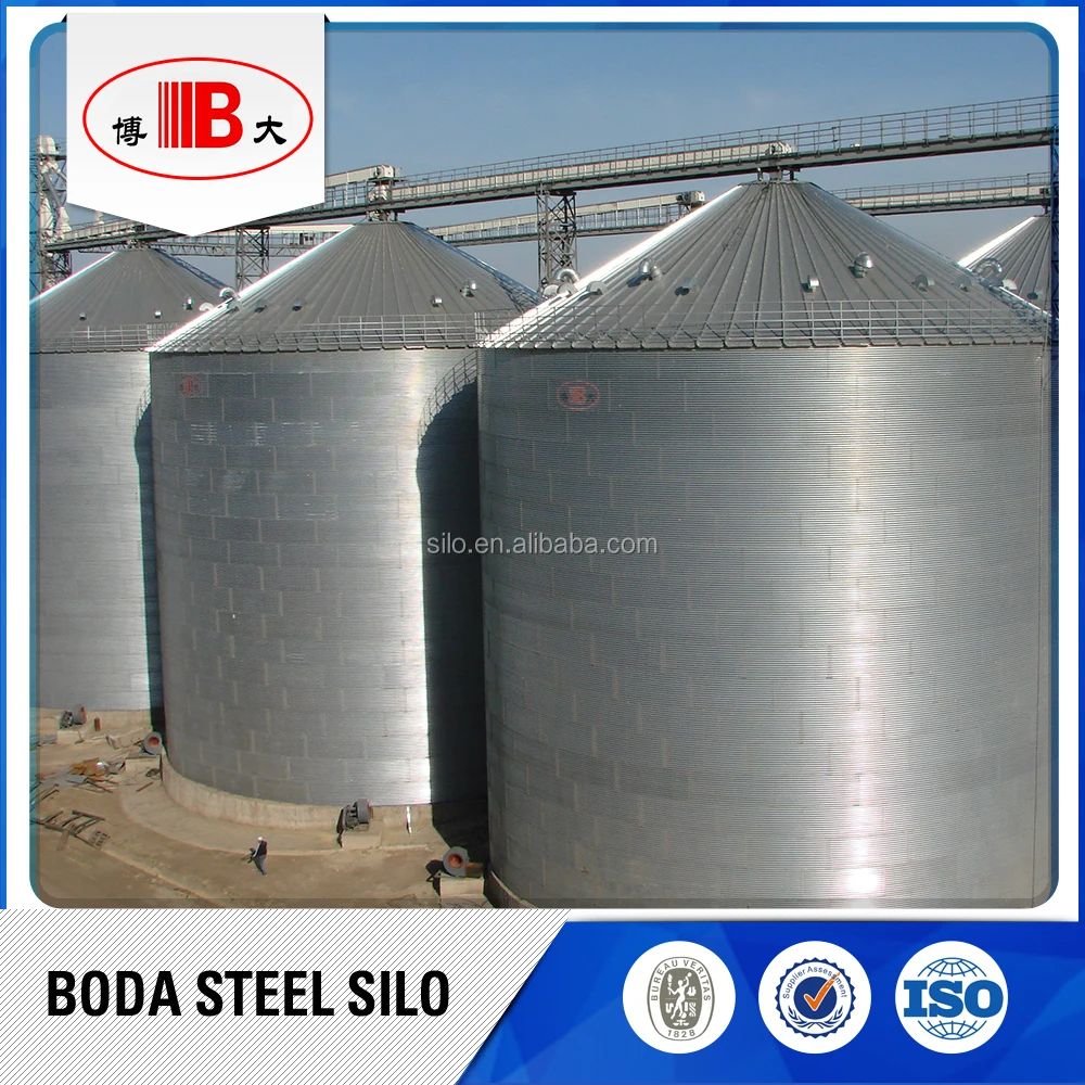 China metallic assembly feed steel silos for sale