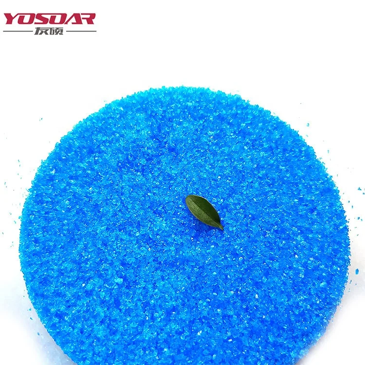 Factory Price Colouring Cement And Plaster Use 98% Copper Sulfate With MSDS Certificate