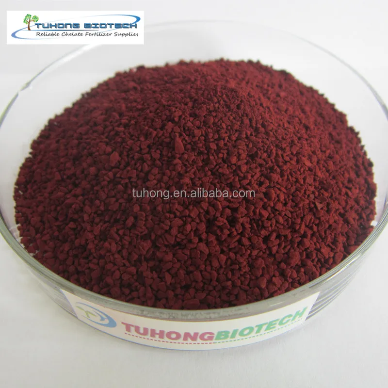 
EDDHA-Fe-6Efficient chelate iron fertilizer Yellow leaf disease bane/Organic Fertilizer EDDHA Fe 6% 