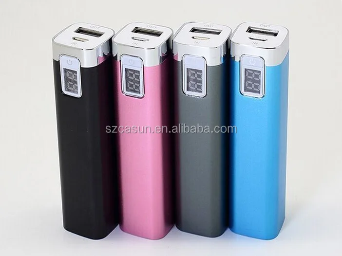 2600mAh Fashion Travel USB Super Start Mobile Phone Battery Charger