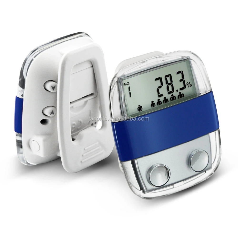 Body Fat Analyzer Multi-function Pedometer with clip Clock