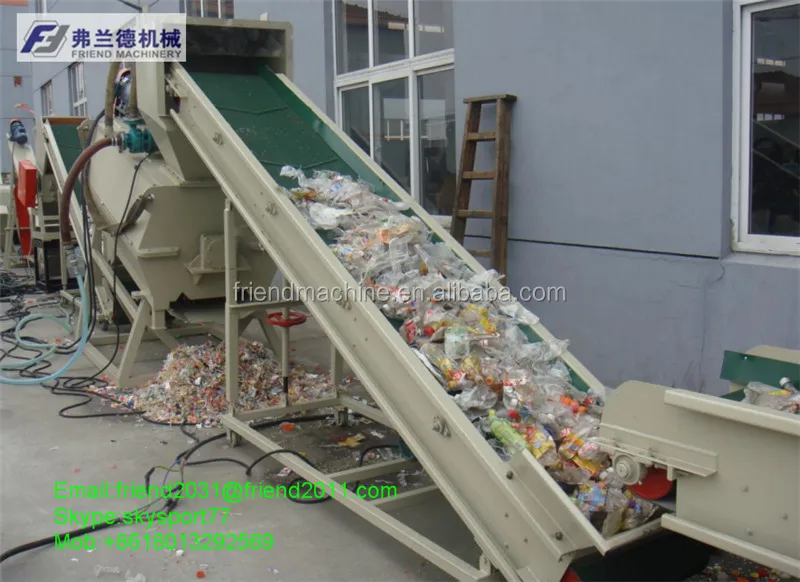 PET bottle plastic recycling line