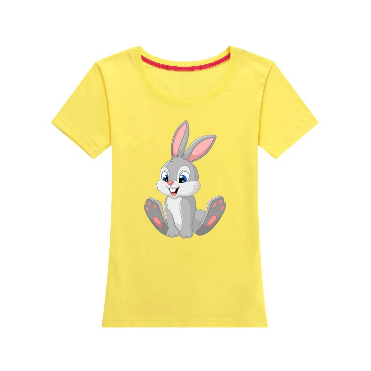 
OEM женская 100% хлопковая рекламная футболка с коротким рукавом 