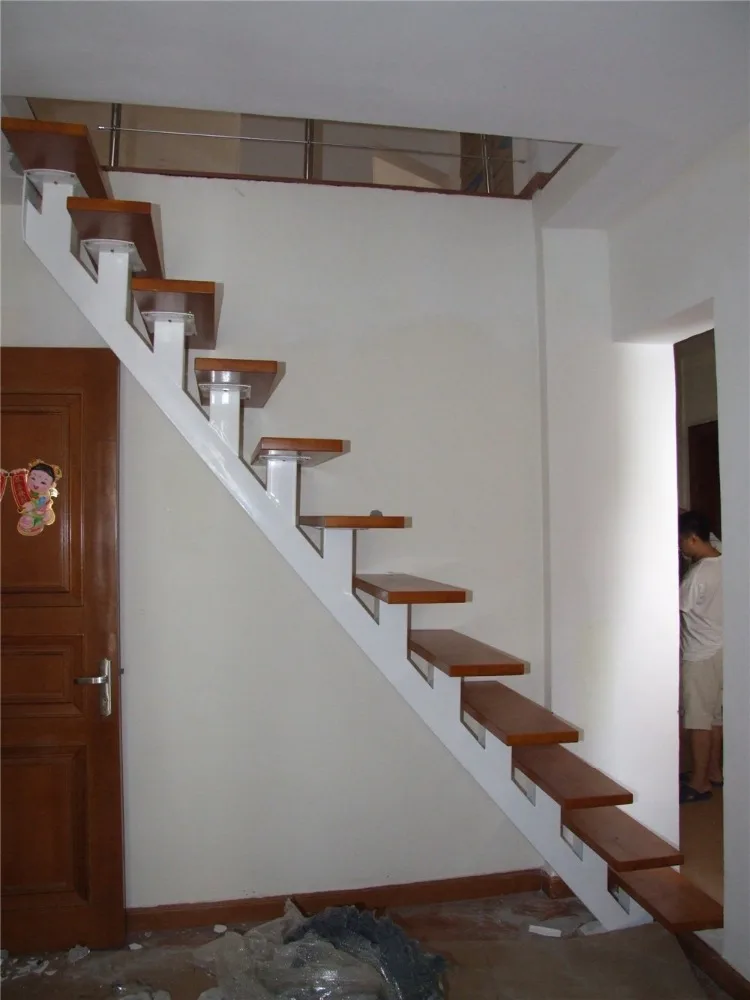 Деревянная лестница для дома из дуба, бука и тика