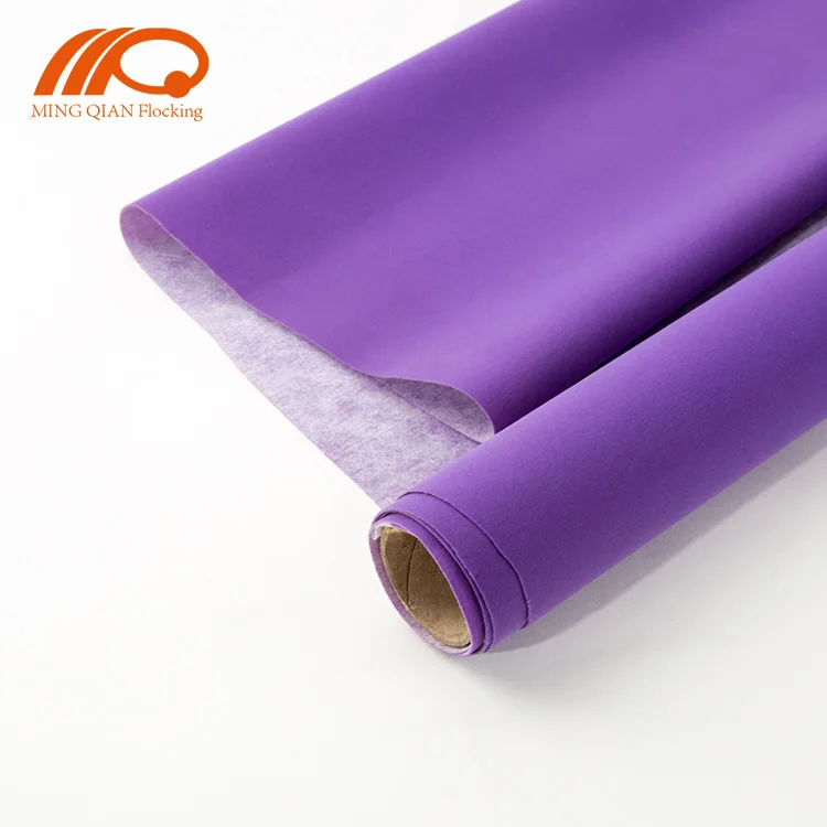 Purple Flocking Fabric For Jewelry Box Lining Velvet