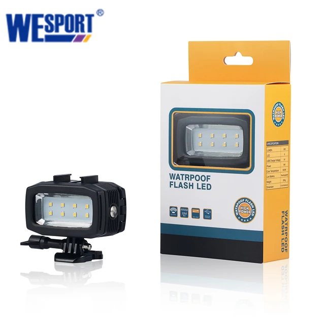 Underwater LED Diving Light for GoPro Action Camera