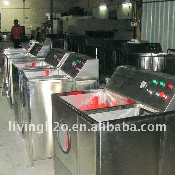 semi-automatic 5 gallon plastic bottle washer machine barrel brushing machine with cover remover