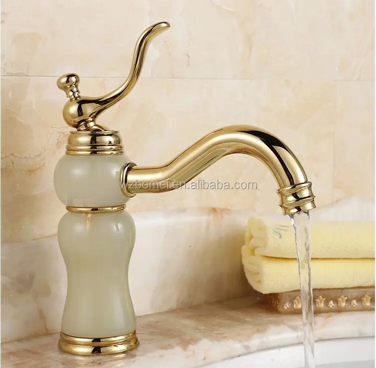 Antique Bronze Stone Bathroom Wash Basin Faucet Antique Basin Faucet