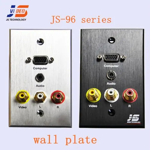 С VGA, аудио, разъемы RCA стеновые панели