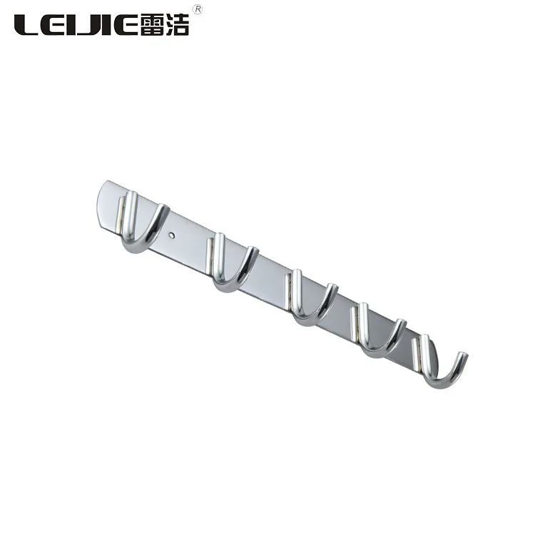 
new design wall mount metal clothes chromed robe hook 