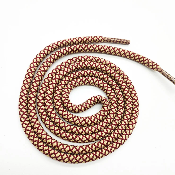 bulk designs dyeing colored braided round shoe laces wholesale