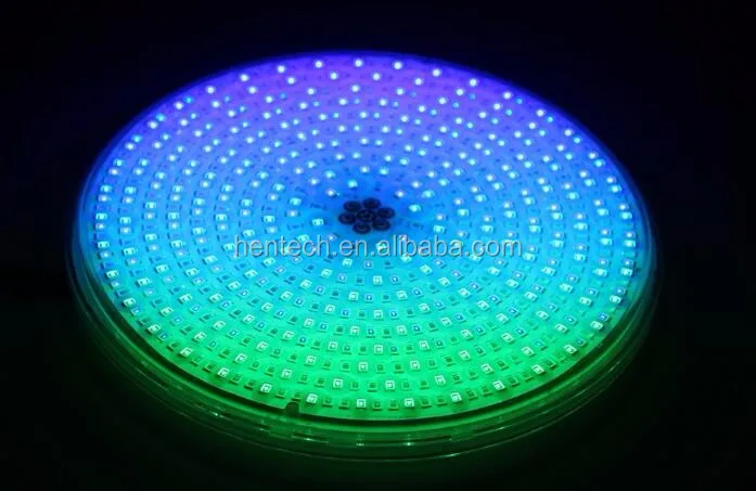 2024 Hentech New DMX Resin Filled High Power 40W/60W 12V LED Pool light PAR56 Standard Replace Bulb IP68 3 Years Warranty