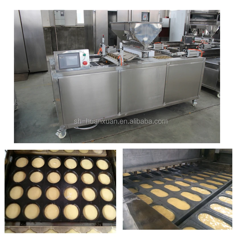 Automatic single head cupcake making machine / cake making machine
