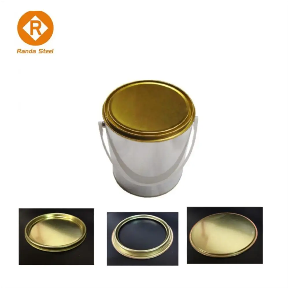 Tin components Lid Ring  bottom  for paint can making