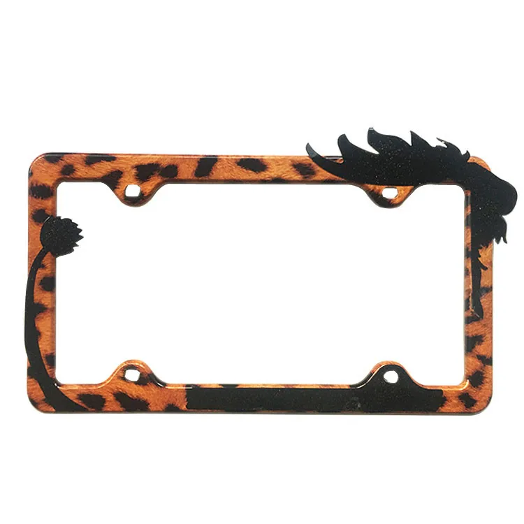 Изготовлен под заказ, рамка для номерного знака с рельефным поднятым логотипом, оптовая продажа, использование пластика, алюминия