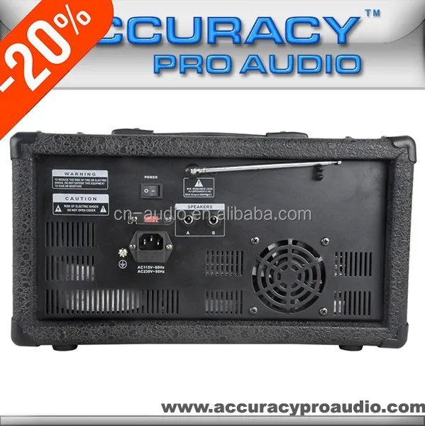 Accuracy Pro Audio CEOT-630AU 6-Channel Power Mixer Amplifier Audio Sound Equipment Professional audio amplifier