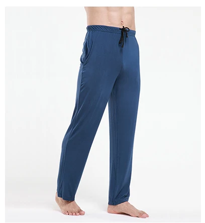 
China wholesale cotton mens checkered sleeping cheap sleep bottom underwear travel pajamas blank men harem lounge pants 