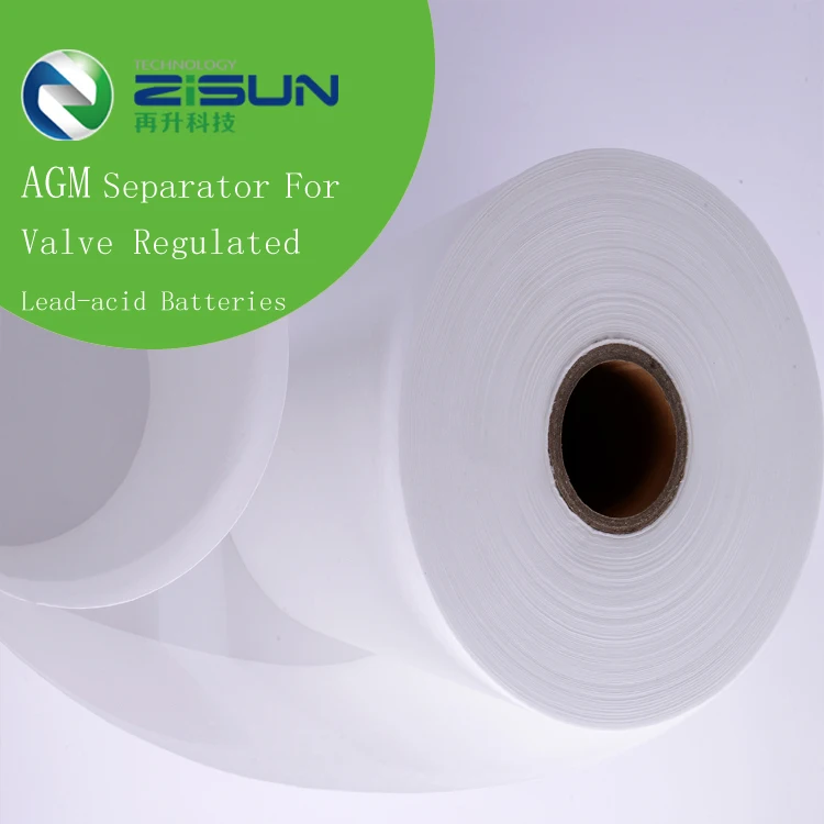 Glass Fiber Battery Separator In Roll Used Inlead Acid Battery