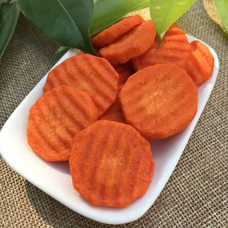 
New Harvested Natural And Healthy Food Freeze Dried Carrot Slice 