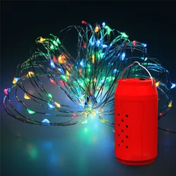 Outdoor Indoor 100LED Magnesium Air Fuel Cell Battery Salt Water Powered Waterproof Xmas Copper Wire Fairy String Lights