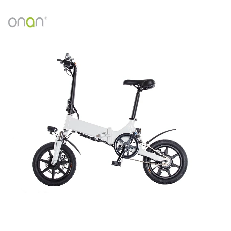 ONAN  Chinese 250W 36V 5.2AH Brushless Aluminum Alloy Mini Folding Electric Bike