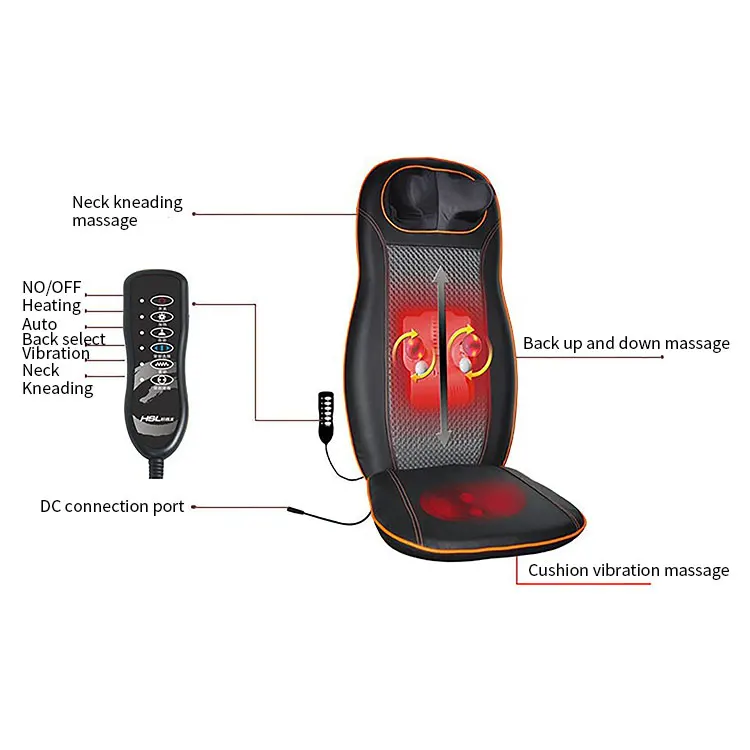 China wholesale custom kneading roller neck and back massage cushion