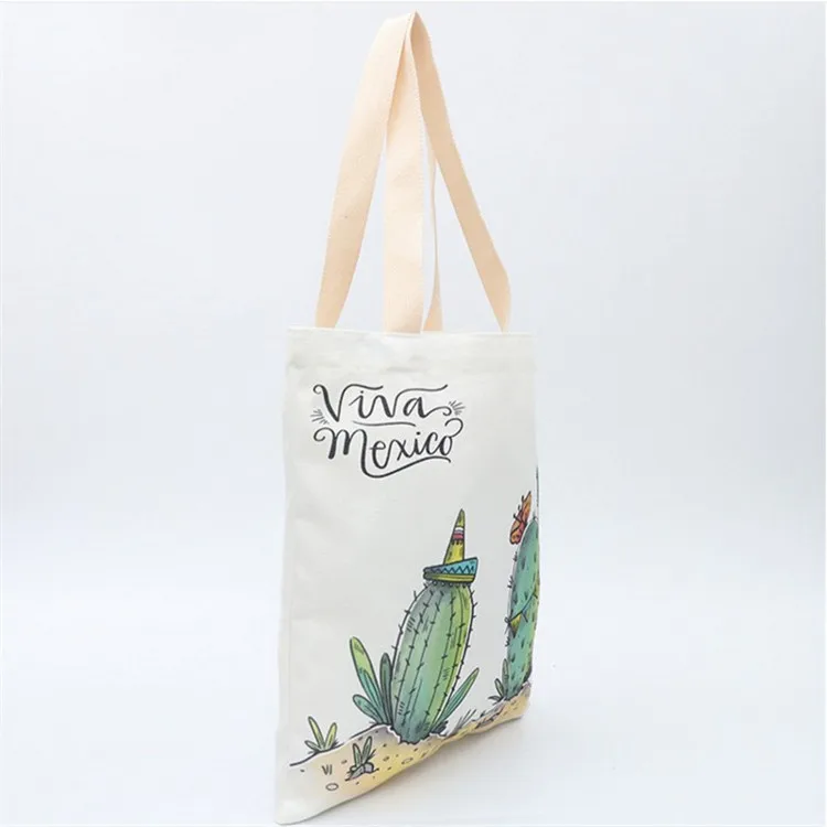 Custom black woven fabric eco cotton canvas grocery tote bag shopping bags
