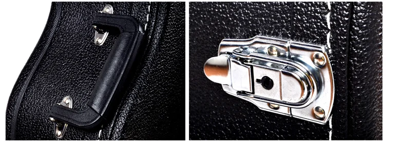 High quality hot selling black leather classical guitar case made in China