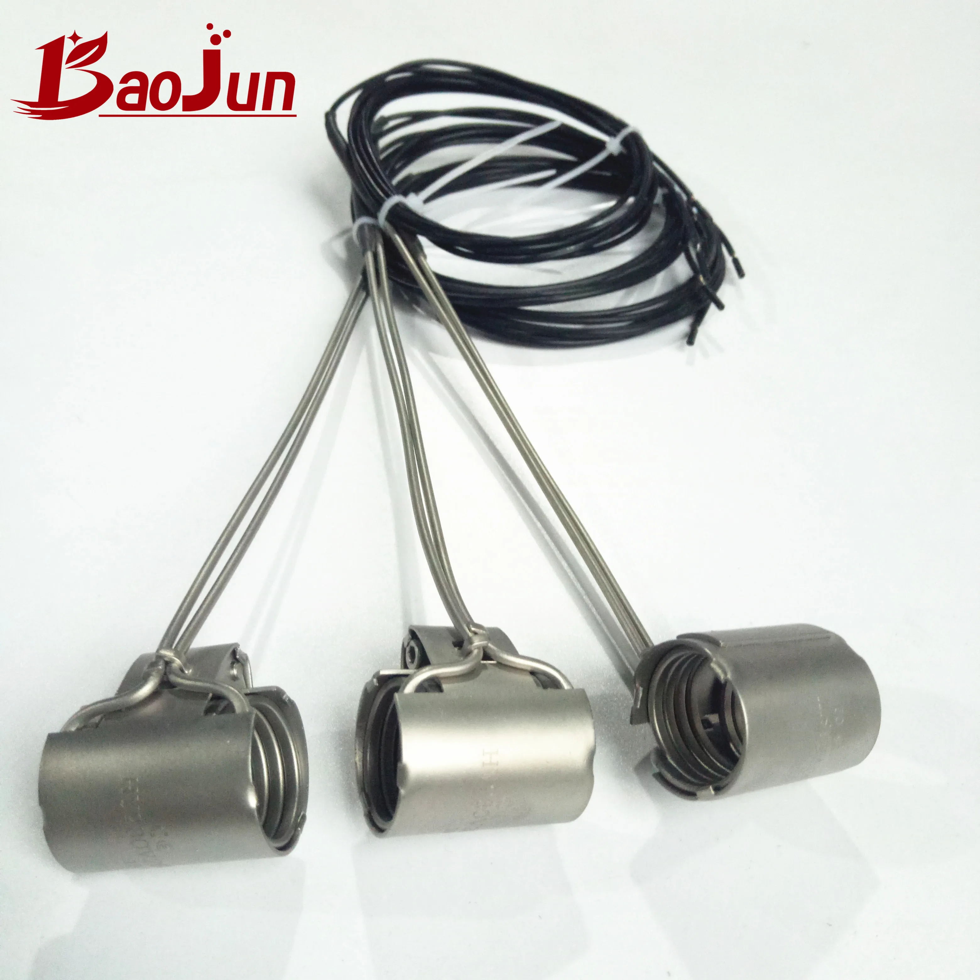 Hot runner system induction coil heaters