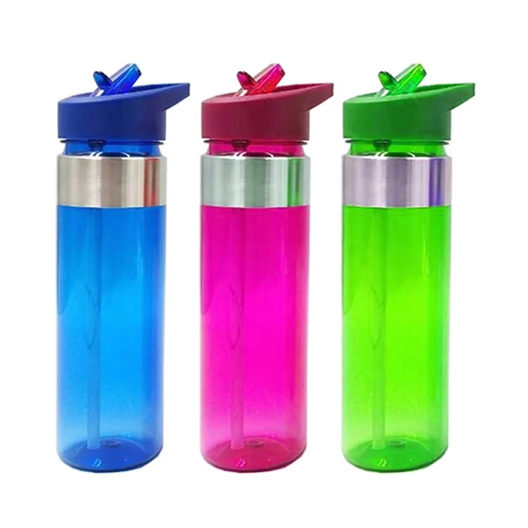 BPA FREE 650ml clear Tritan/AS plastic sport water bottle