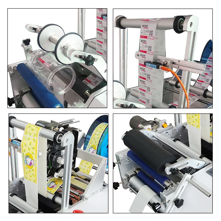 Code Labeler Labeling Machine 2022 Semi-automatic Round Wine Glass Bottle Printing Case Packaging Type AS-C11A 920mm*420mm*500mm