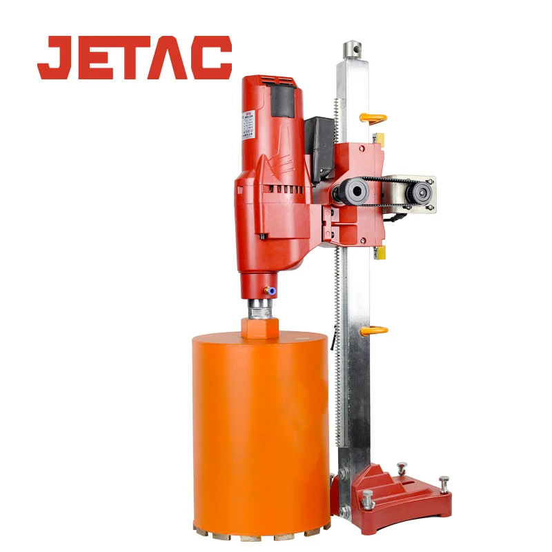 235mm Automatic Heavy Duty Concrete Cutting Diamond Core Drill Machine With Stand Type Portable