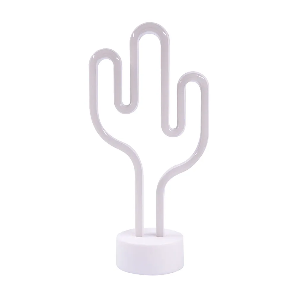 Custom Desktop 3AA Battery  Christmas Creative Kids Gift Holiday Decoration Lamp Home Sign Cactus Table Tree LED Neon Light