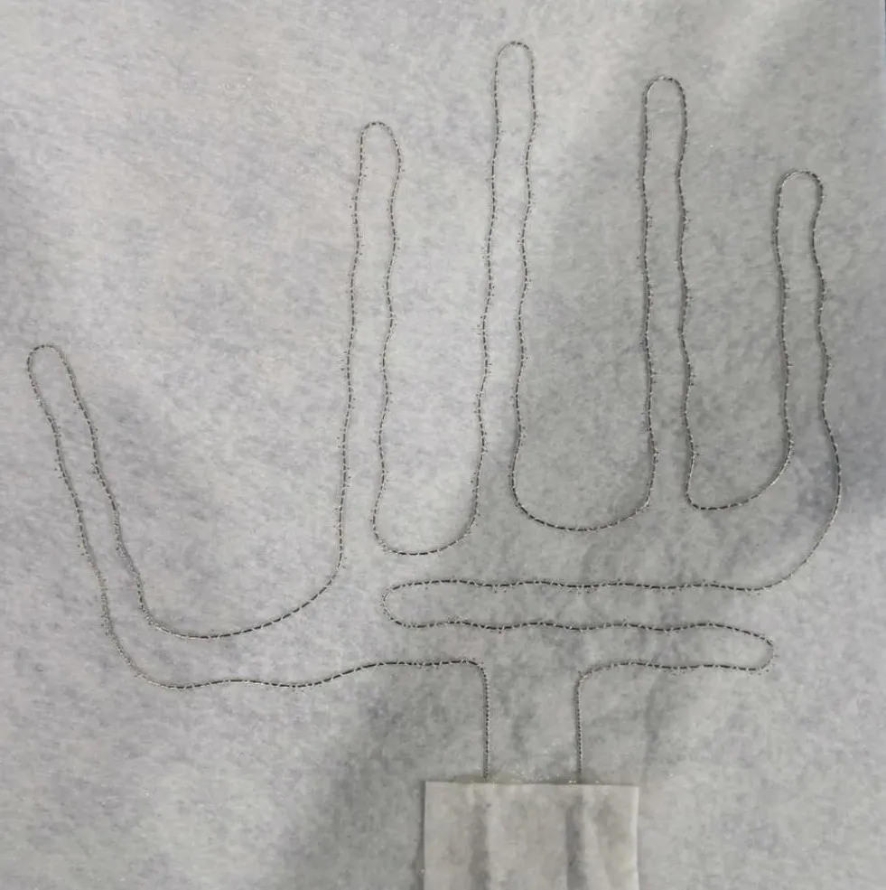 Li-Ion Charging Three heating levels heating pad for garment heating system