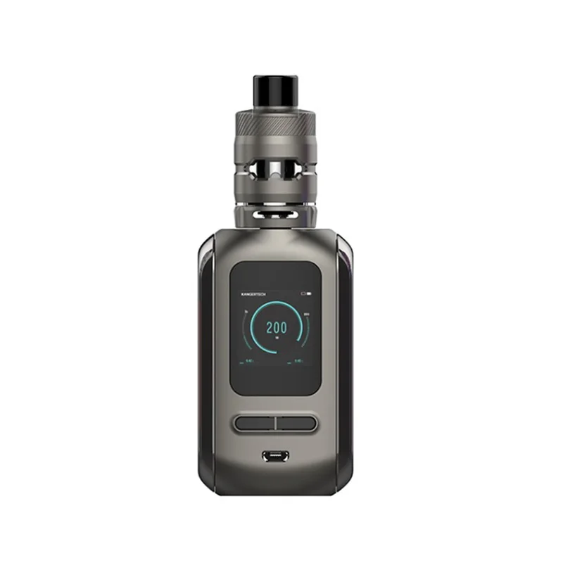 
new products KangerTech Ranger Kit 200W Box MOD Vape with 3.8ml RANGER TANK and Milli Mesh Coils E Cigarette Vaporizer 