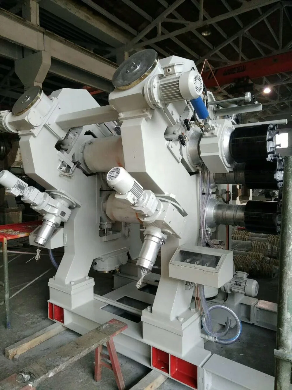 Ce-BV-ISO Approved Rubber Plastic Calendering Machine, Three Roll Rubber Calender