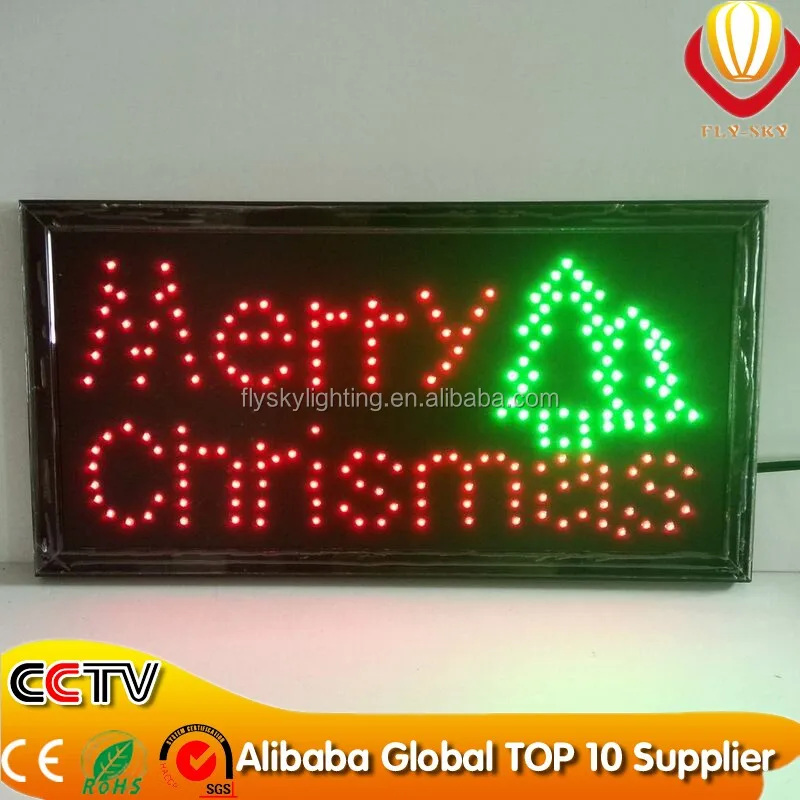express animated neon sign board custom made flashing led pizza sign with ON/OFF switch factory direct